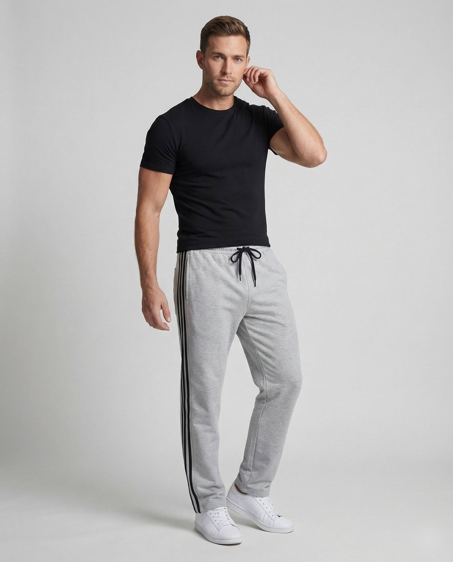 Pantaloni Jogging Uomo in Misto Cotone Comfort - Brentozzi