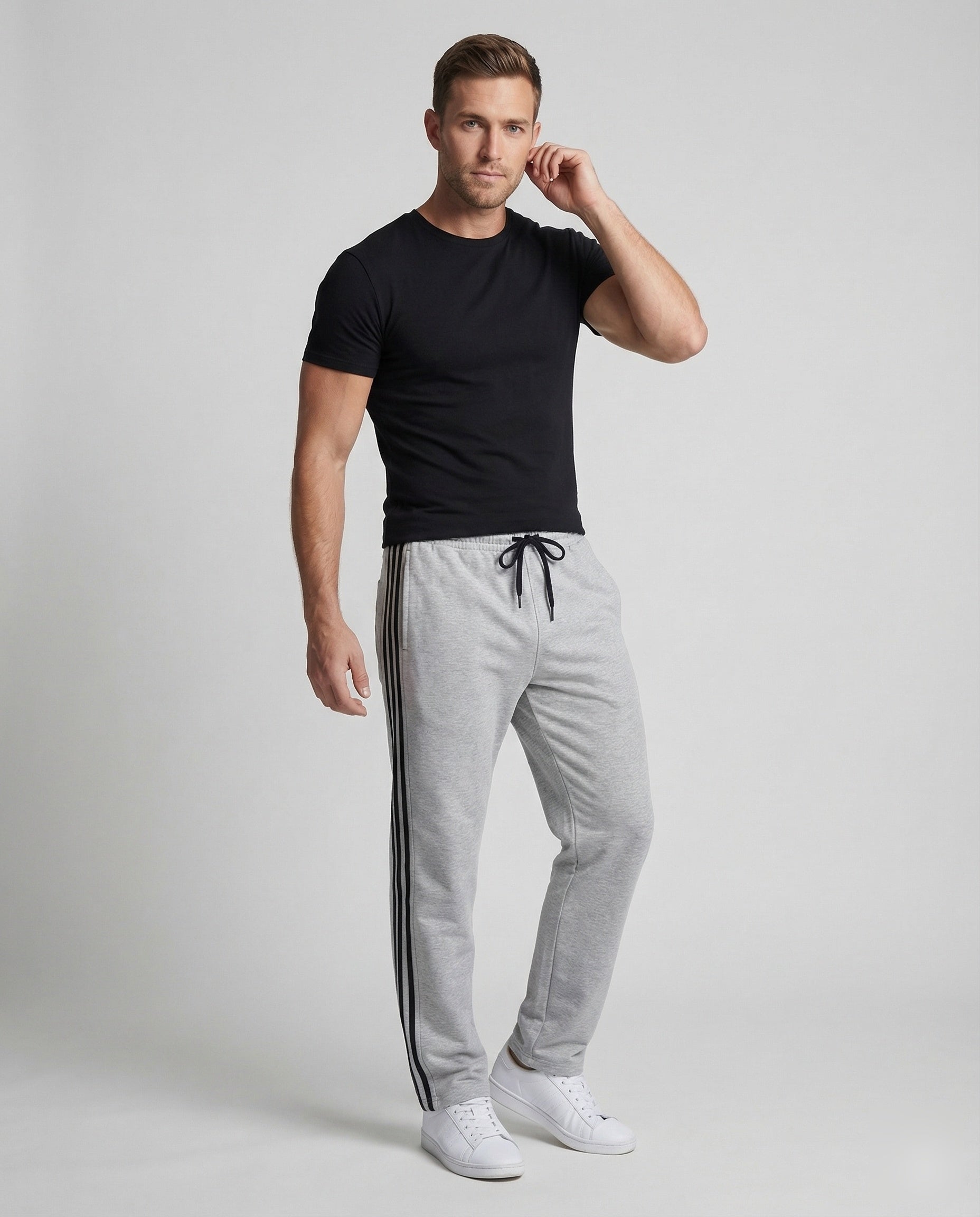 Pantaloni Jogging Uomo in Misto Cotone Comfort - Brentozzi
