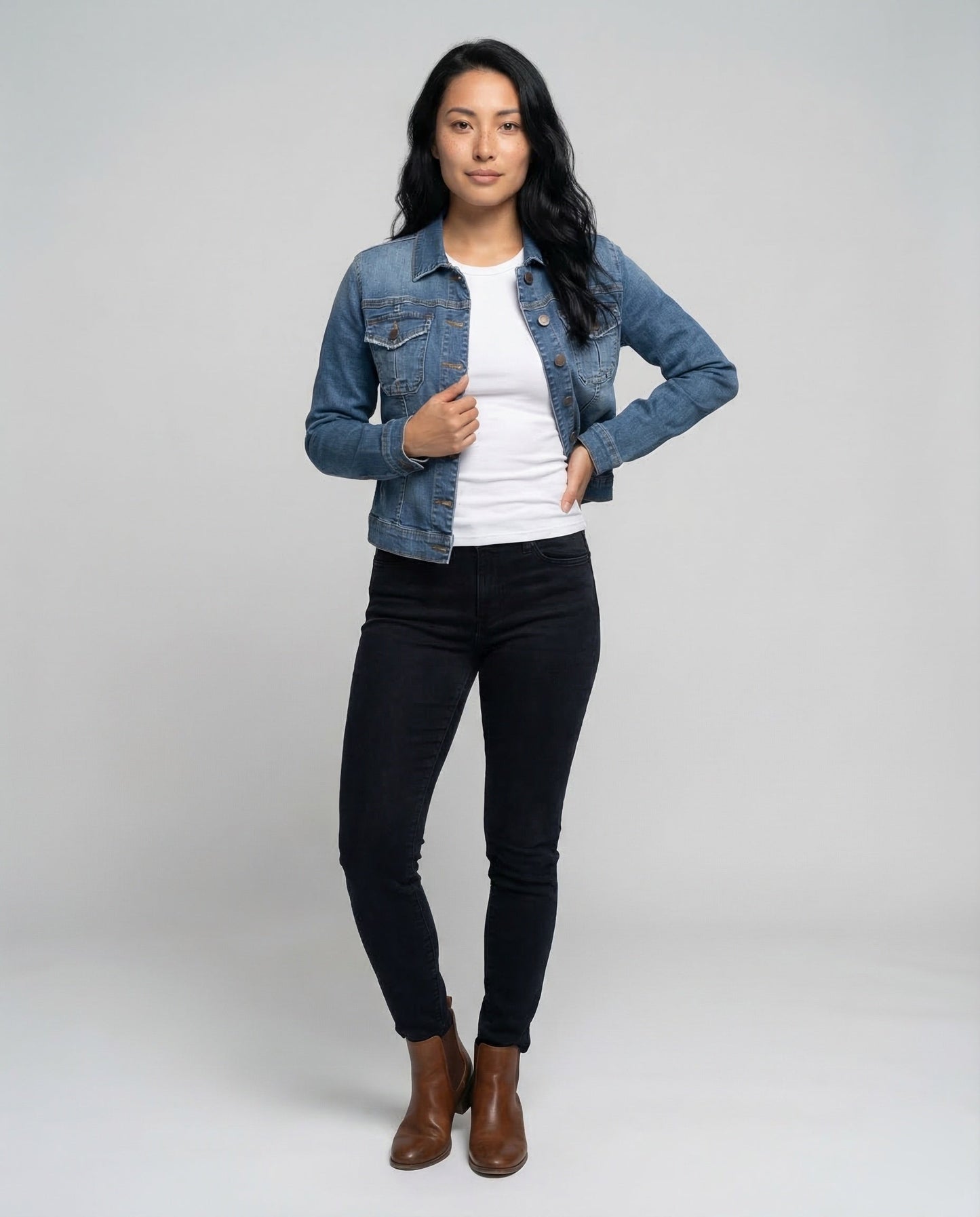 Giacca Jeans Donna Slim Fit - Brentozzi
