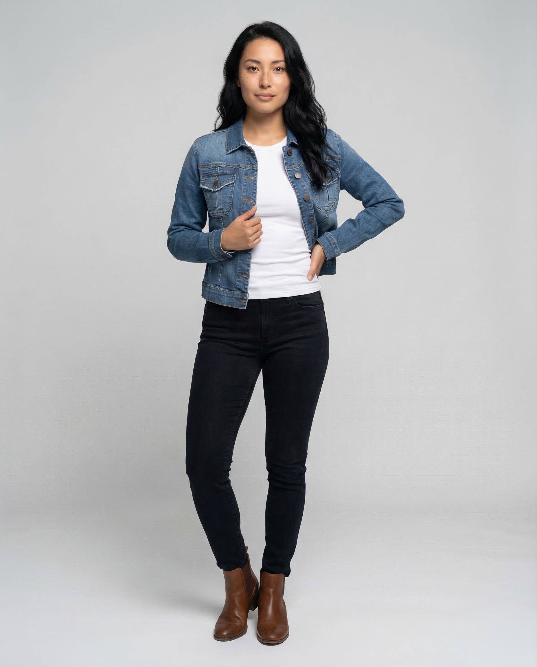 Giacca Jeans Donna Slim Fit - Brentozzi