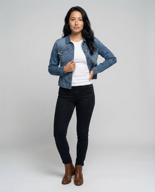 Giacca Jeans Donna Slim Fit - Brentozzi