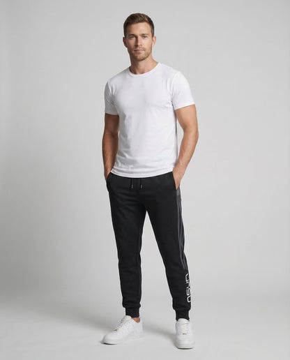Pantaloni Sportivi Uomo con Strisce Vestibilità Regolare - Brentozzi