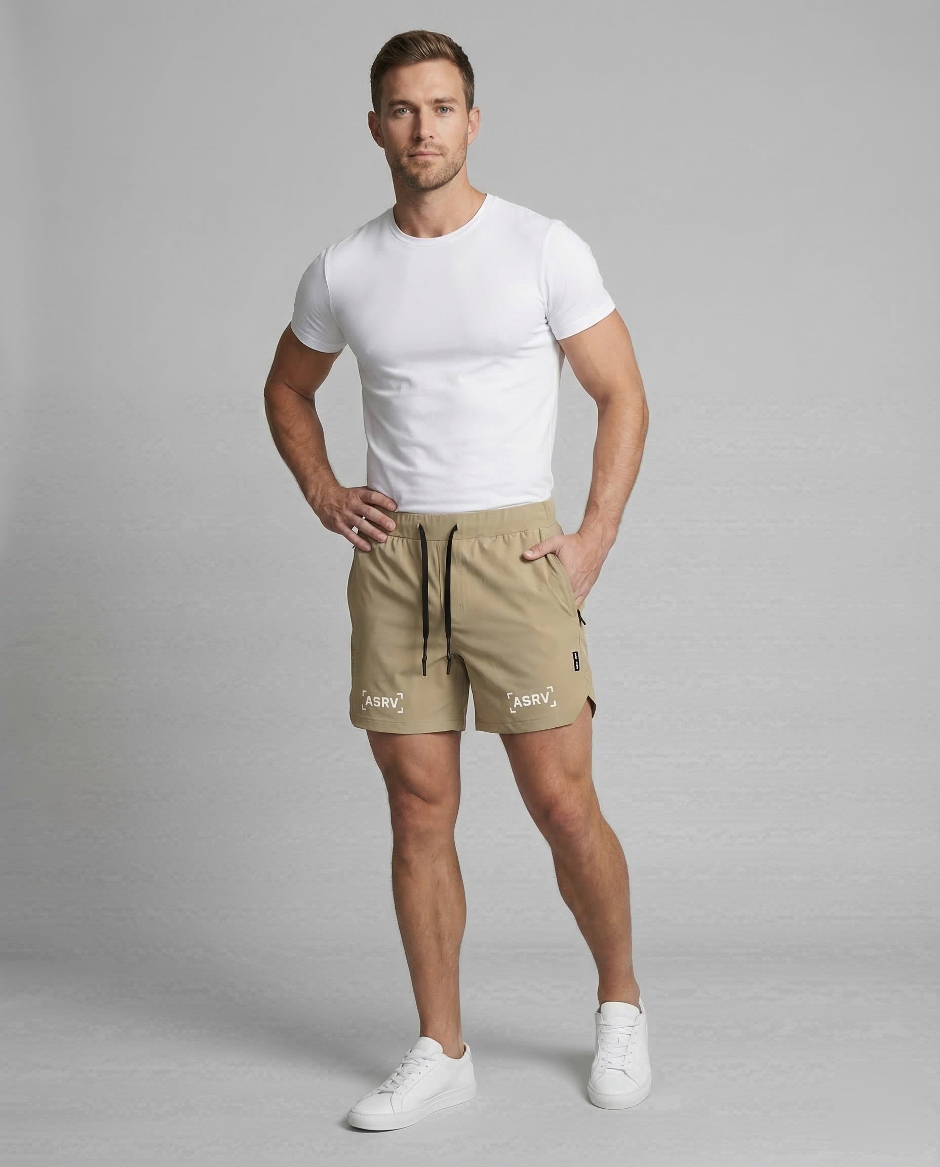 Pantaloncini Running Uomo Elastico Vita Comoda - Brentozzi
