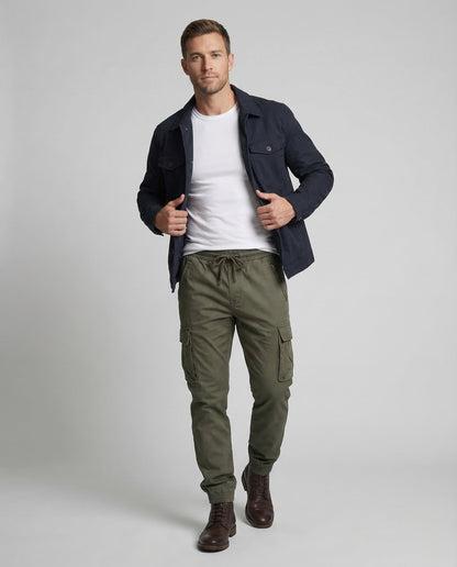 Pantaloni Cargo Uomo Jogger Comodi - Brentozzi