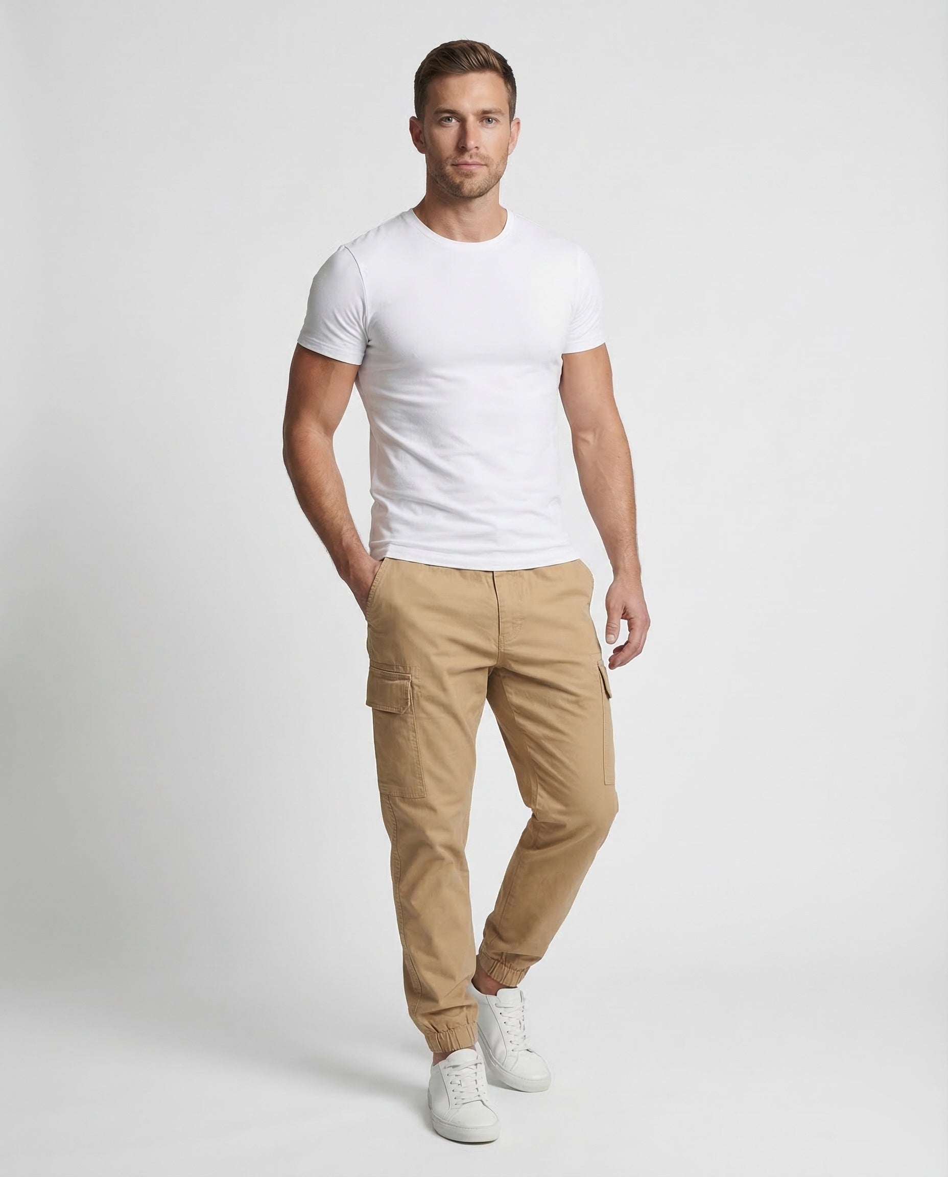 Pantaloni Cargo Uomo Taglio Largo - Brentozzi