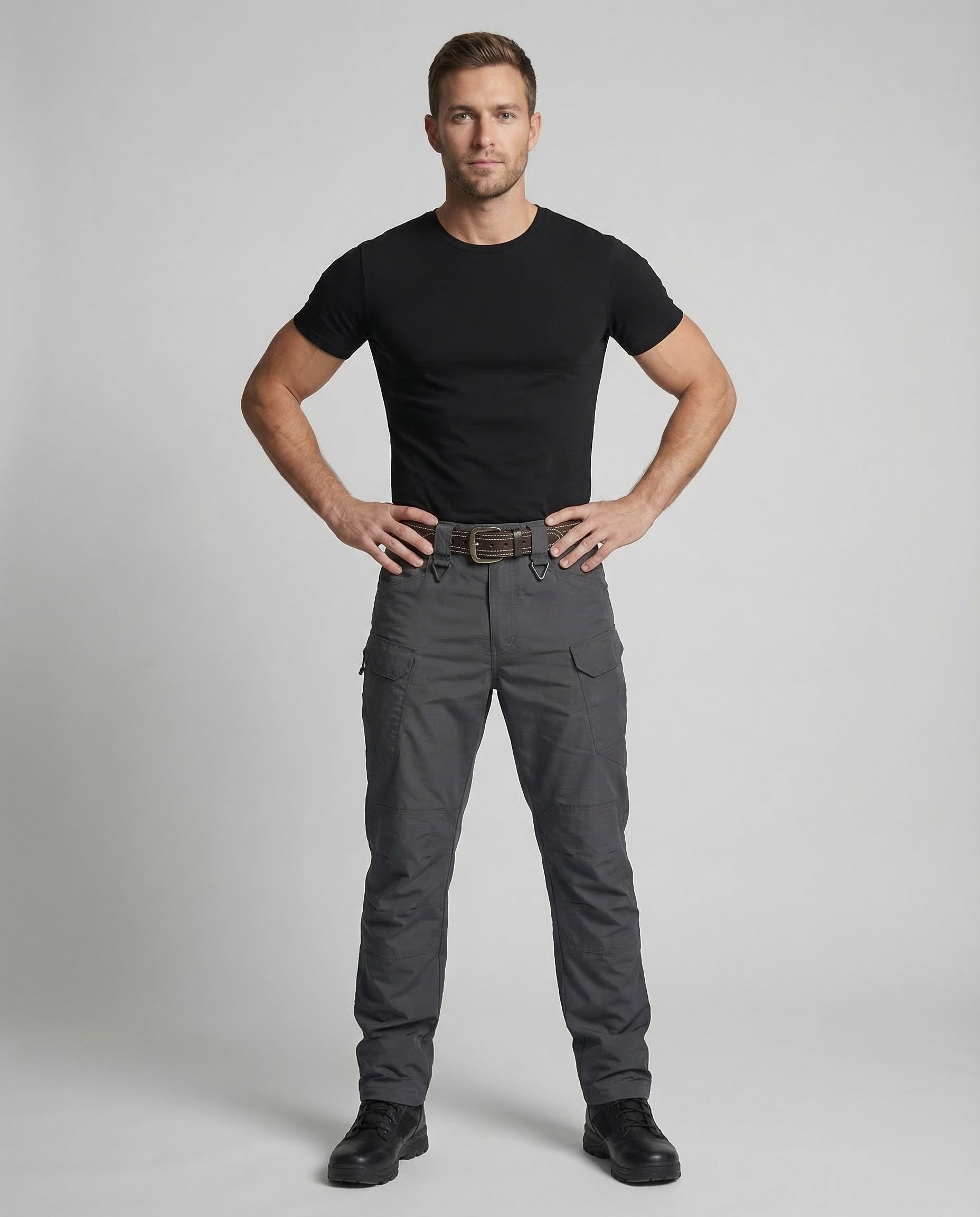 Pantaloni Cargo Uomo Tattici Comodi Resistente - Brentozzi