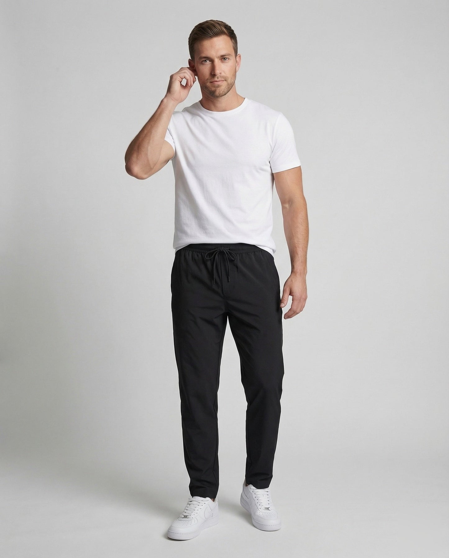 Pantaloni Jogging Uomo Slim con Polsini Elasticizzati - Brentozzi