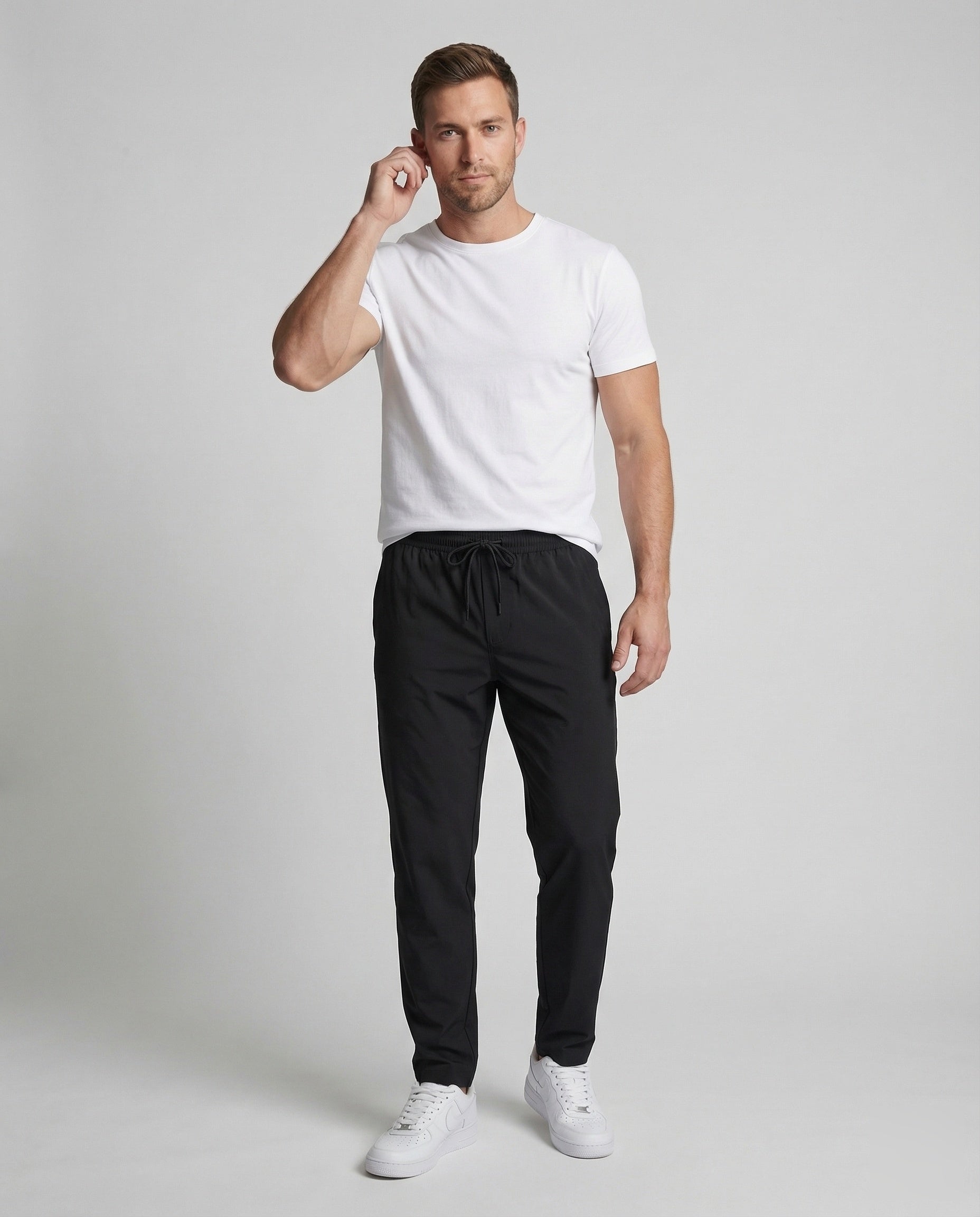 Pantaloni Jogging Uomo Slim con Polsini Elasticizzati - Brentozzi
