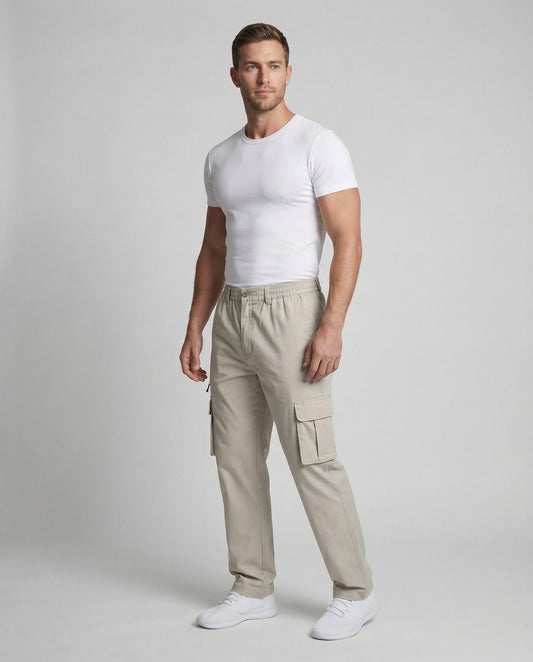 Pantaloni Cargo Uomo Multi Tasche Comodi - Brentozzi