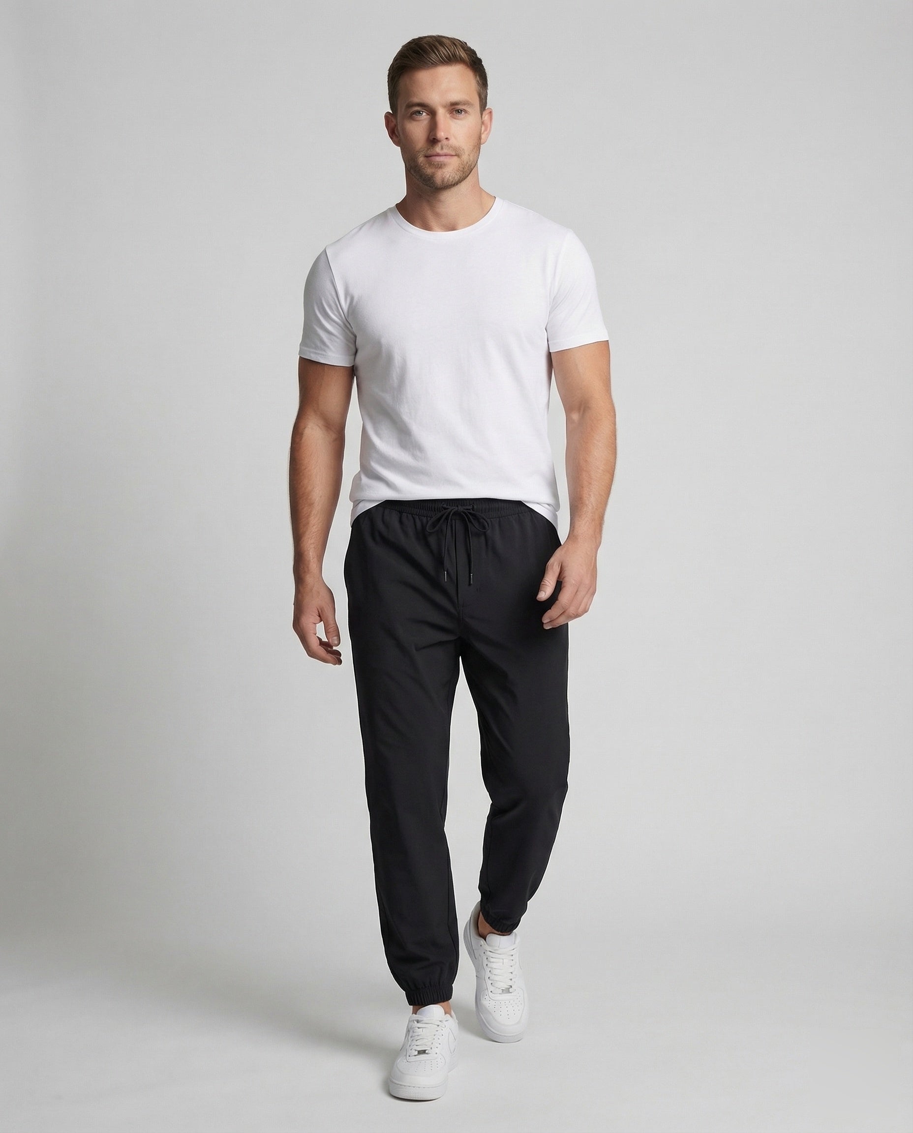 Pantaloni Jogging Uomo Taglio Tapered Slim - Brentozzi