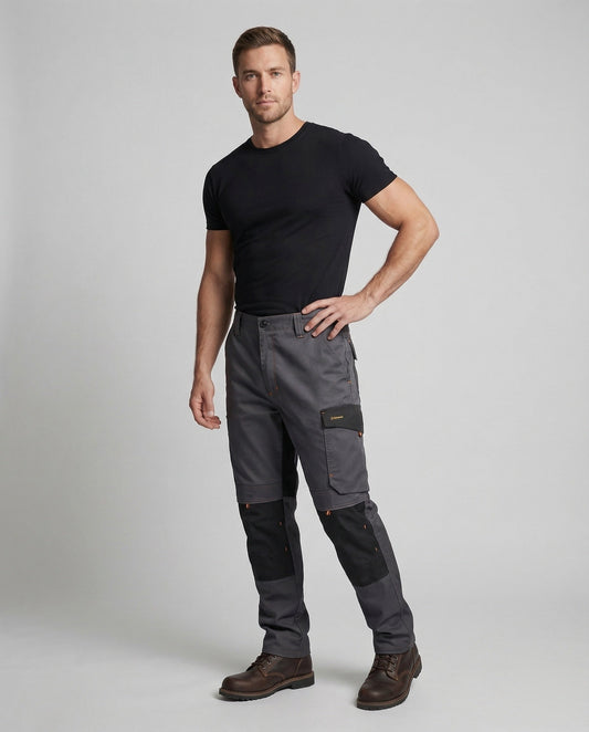 Pantaloni Cargo Uomo Rinforzo Ginocchia Lavoro - Brentozzi