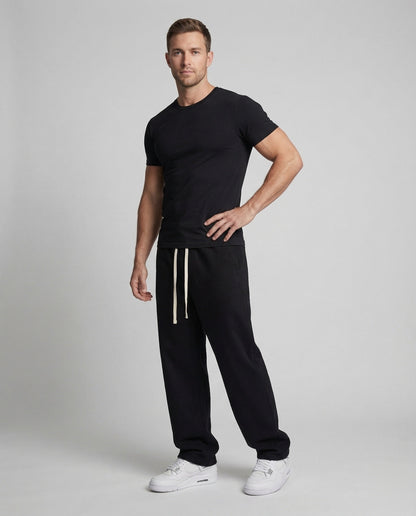 Pantaloni Jogging Unisex Tessuto Morbido Taglio Dritto - Brentozzi