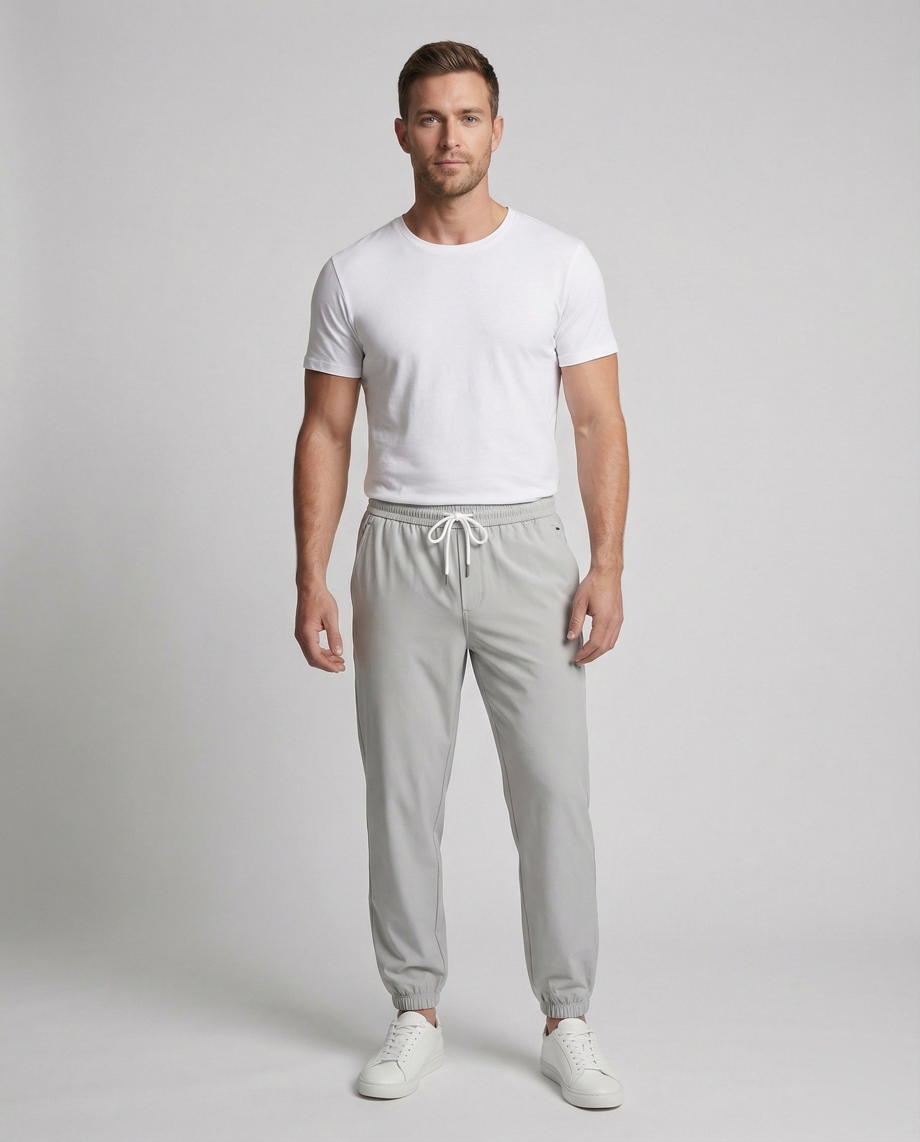 Pantaloni Uomo Corti con Piega Frontale Slim - Brentozzi