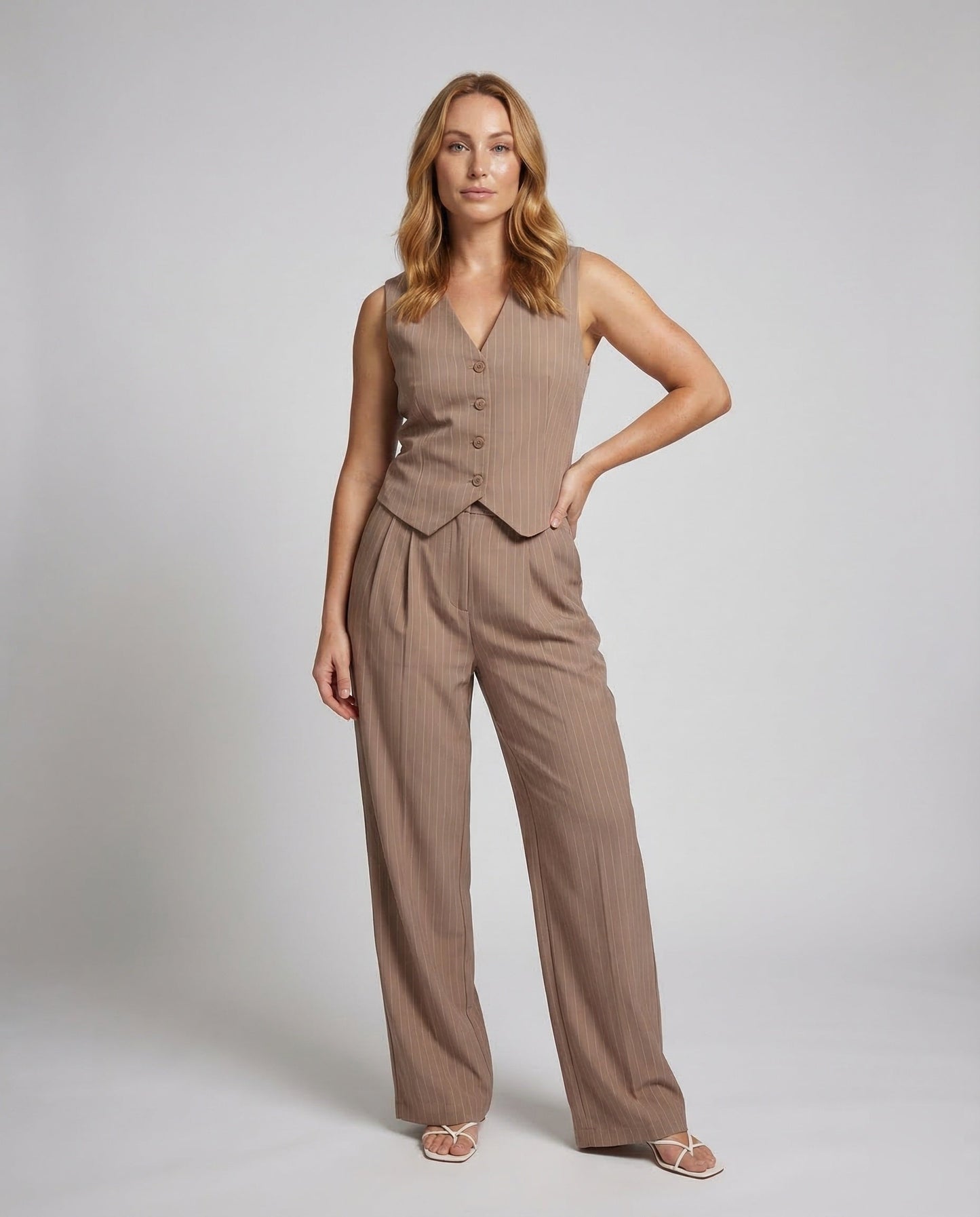 Gilet Donna Palazzo Set Elegante - Brentozzi