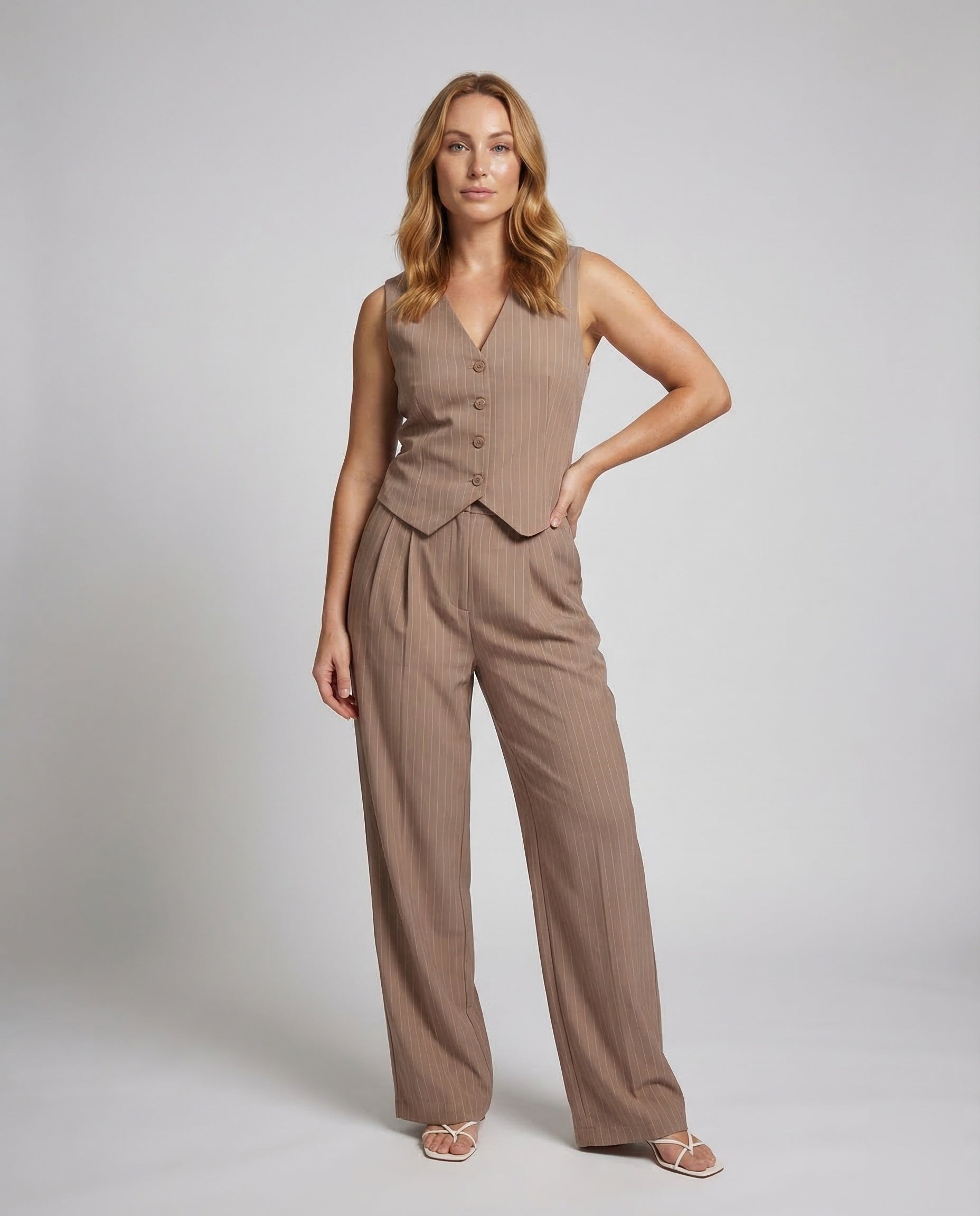 Gilet Donna Palazzo Set Elegante - Brentozzi