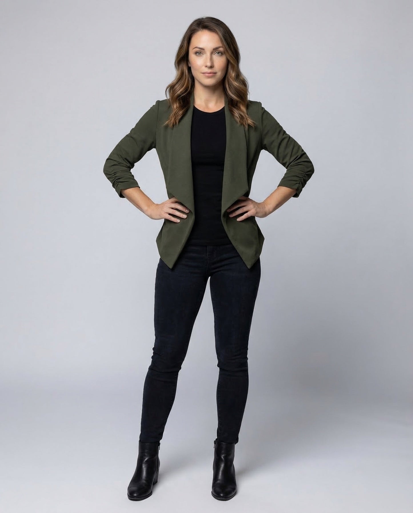 Blazer Donna in Jersey Taglio Cascata - Brentozzi