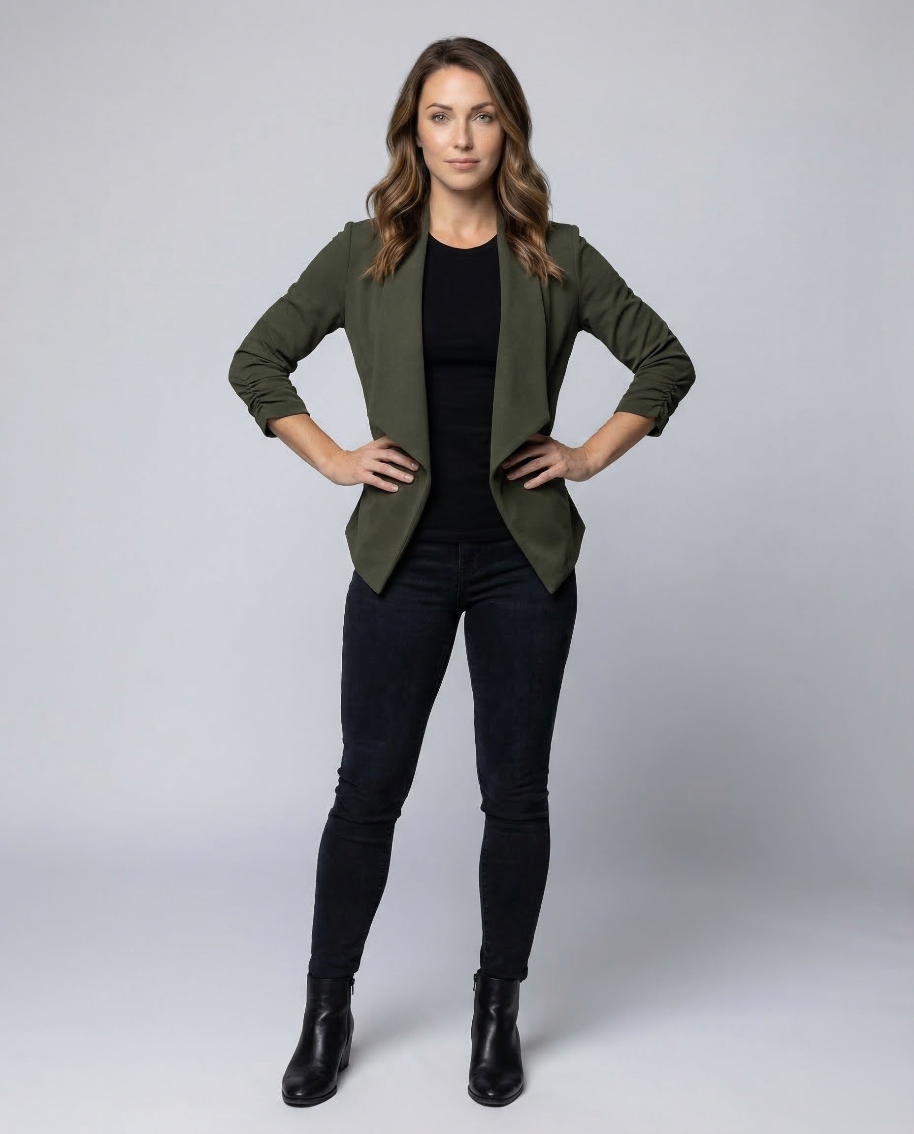 Blazer Donna in Jersey Taglio Cascata - Brentozzi