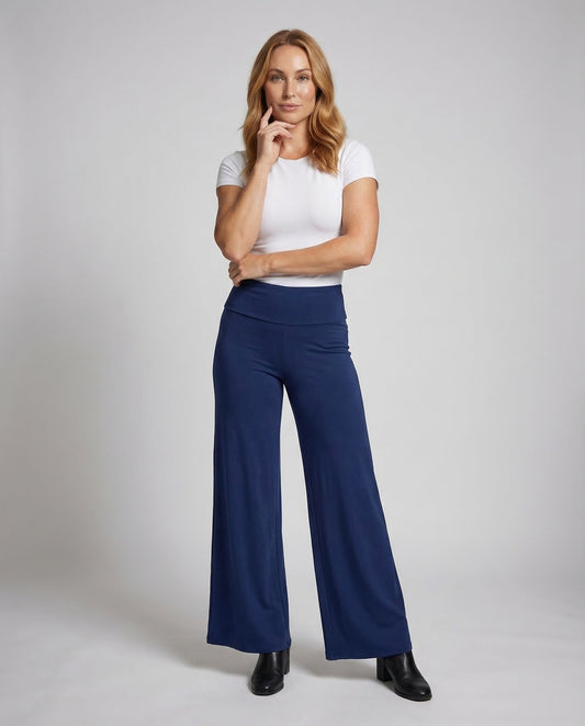 Pantaloni Palazzo Donna Vita Alta - Brentozzi