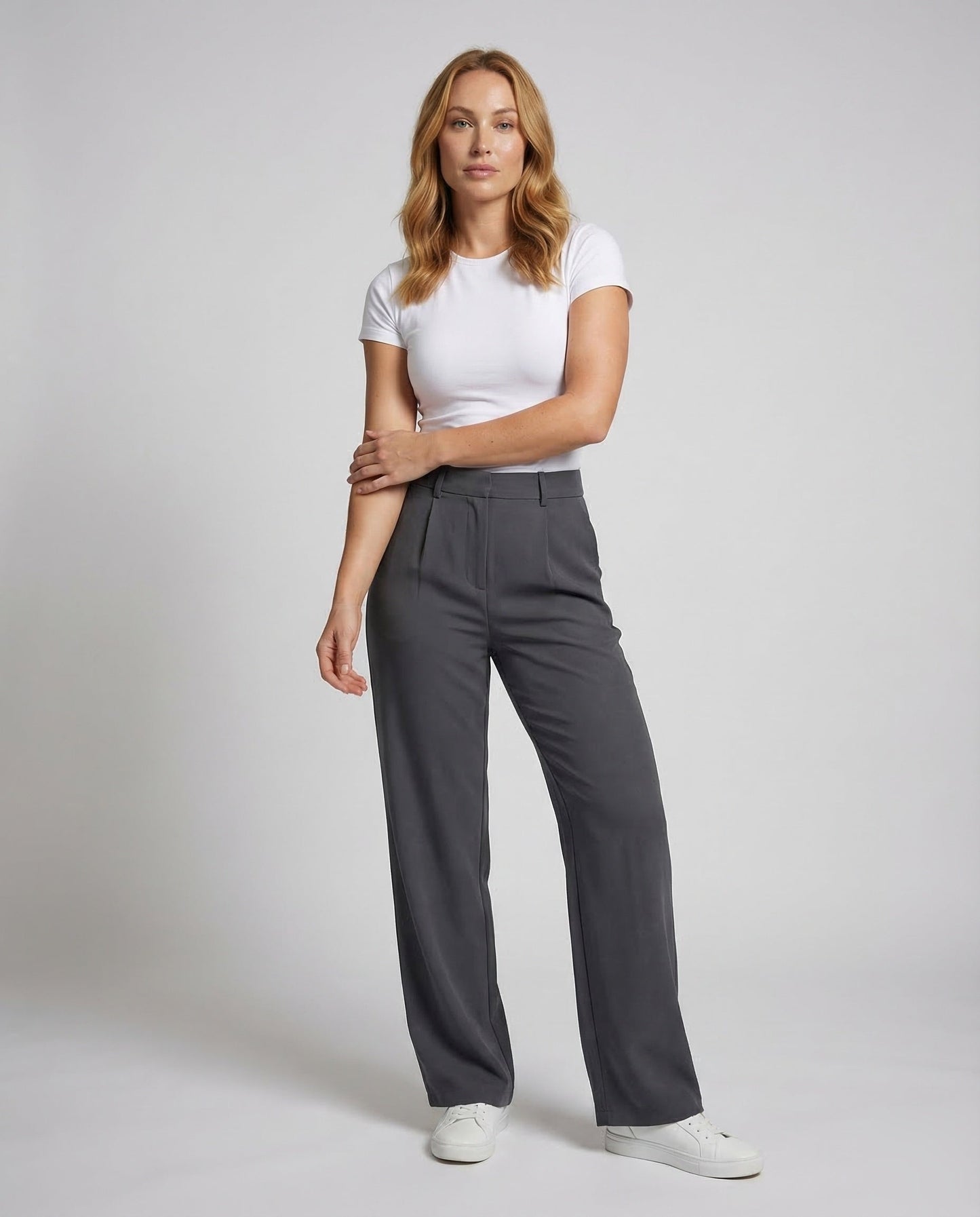 Pantaloni Palazzo Donna Eleganti Vita Alta - Brentozzi