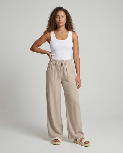 Pantaloni Harem Donna Vita Alta Comodi - Brentozzi