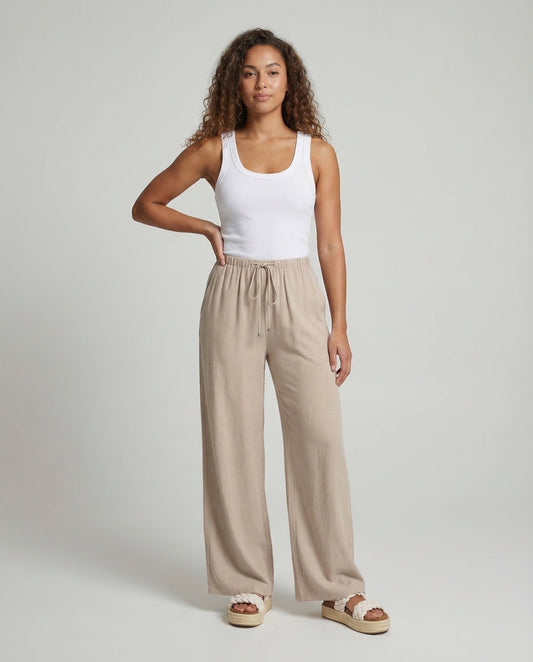 Pantaloni Harem Donna Vita Alta Comodi - Brentozzi