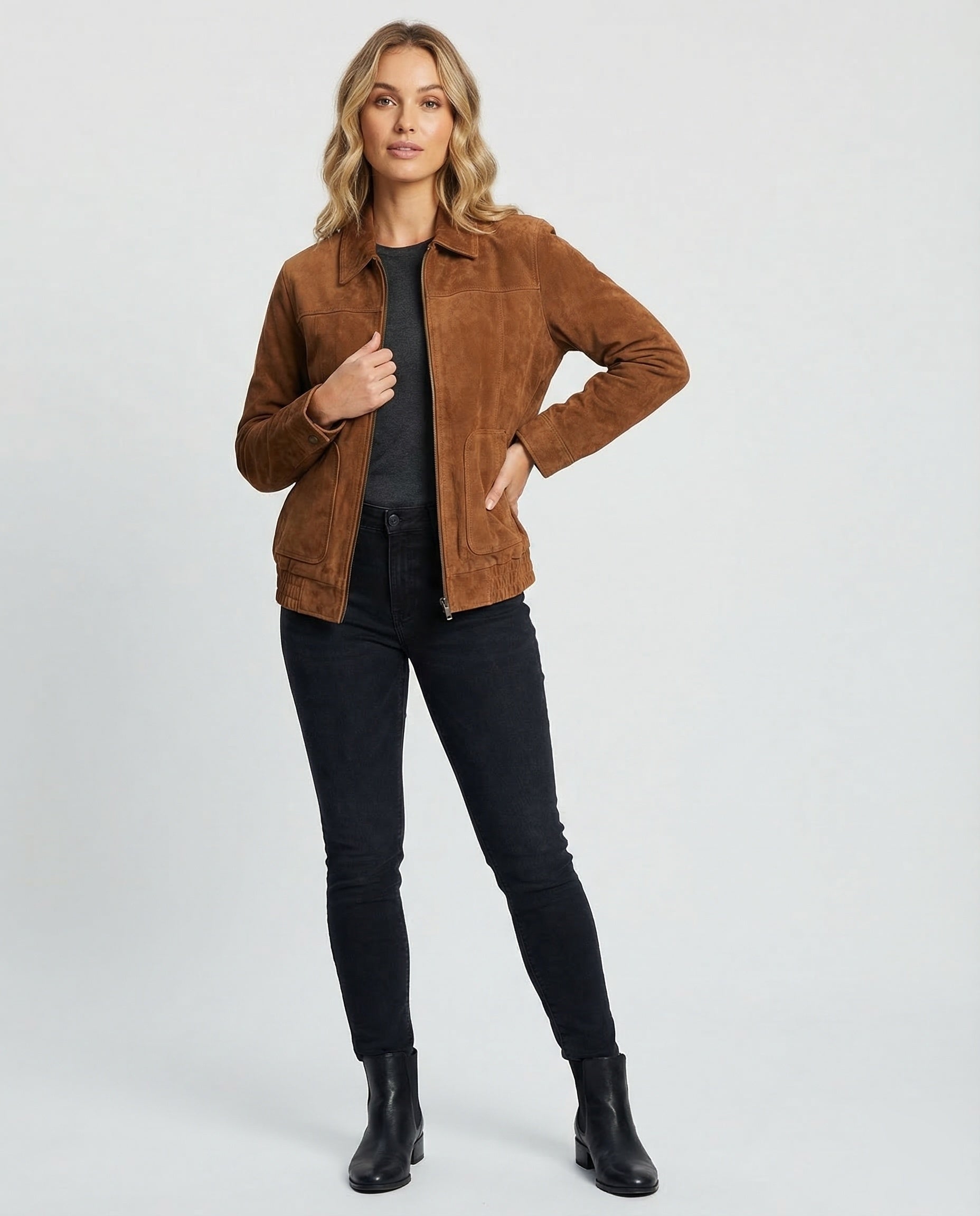 Giacca Velluto Donna Stile Boxy - Brentozzi