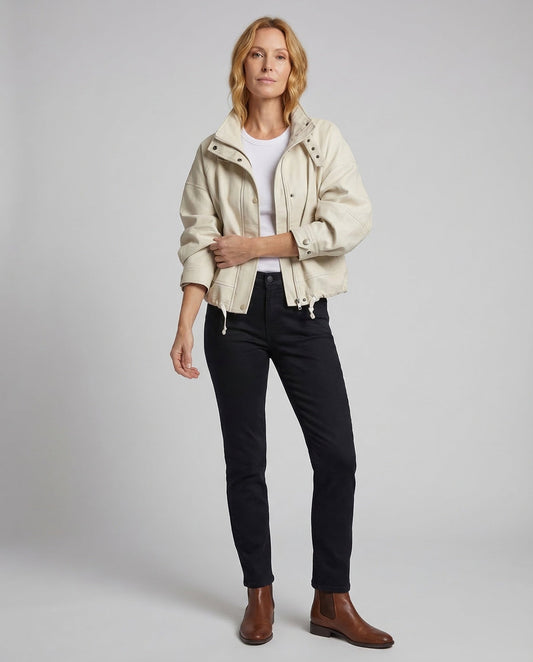Giacca Donna in Ecopelle Oversize Corto - Brentozzi