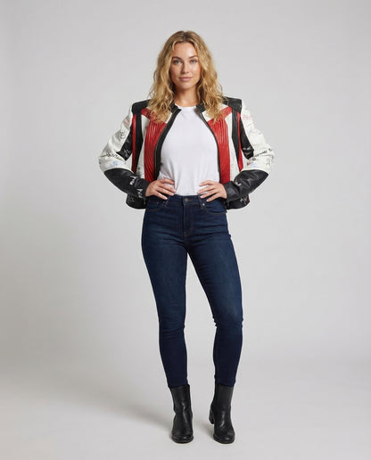 Giacca Blouson Donna Stile Racing Casual - Brentozzi