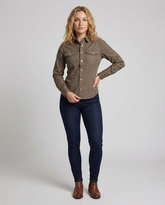 Camicia Donna in Cotone Sfiancata - Brentozzi