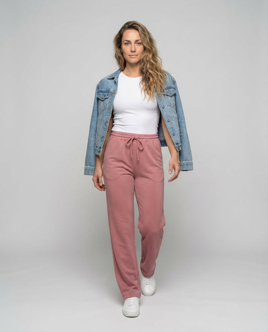 Pantaloni Lounge Donna in Velluto Taglio Ampio - Brentozzi