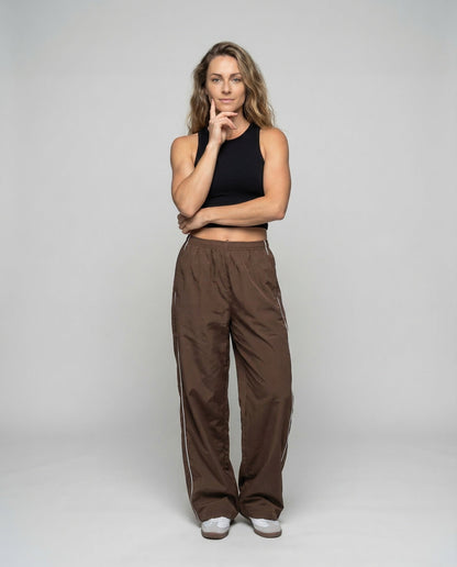 Pantaloni Allenamento Donna Vita Alta Elasticizzati - Brentozzi