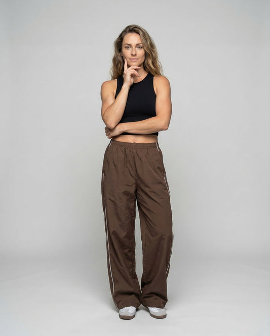 Pantaloni Allenamento Donna Vita Alta Elasticizzati - Brentozzi