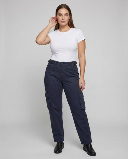 Pantaloni Cargo Donna Cotone Ampi - Brentozzi