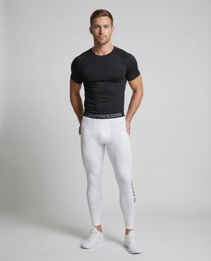 Leggings Compressione Uomo Capri Elasticizzati - Brentozzi