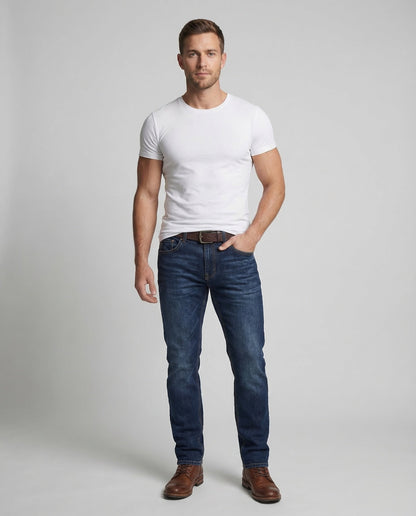 Jeans Uomo Slim in Tessuto Elasticizzato - Brentozzi
