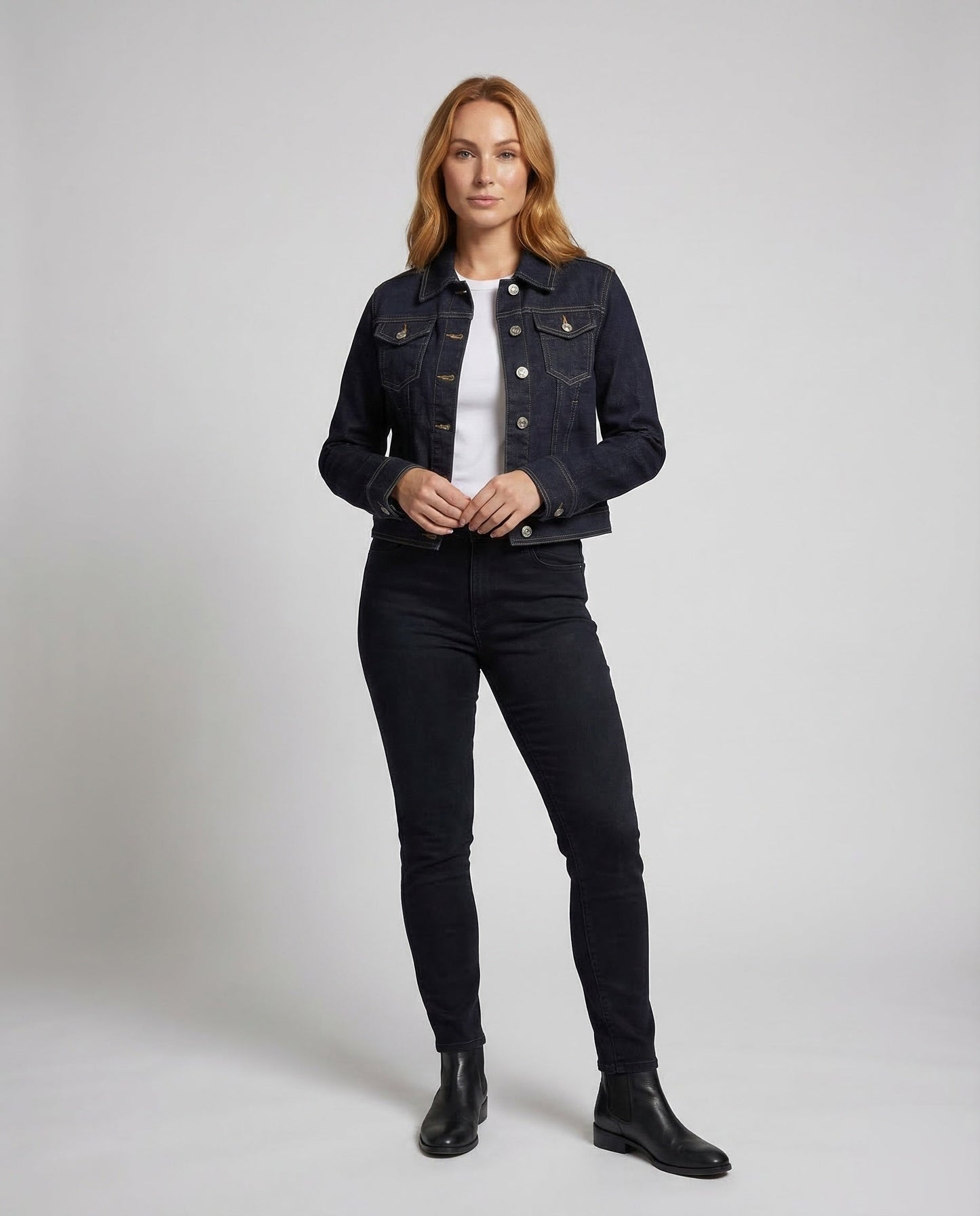 Giacca Jeans Donna Boxy Corto - Brentozzi