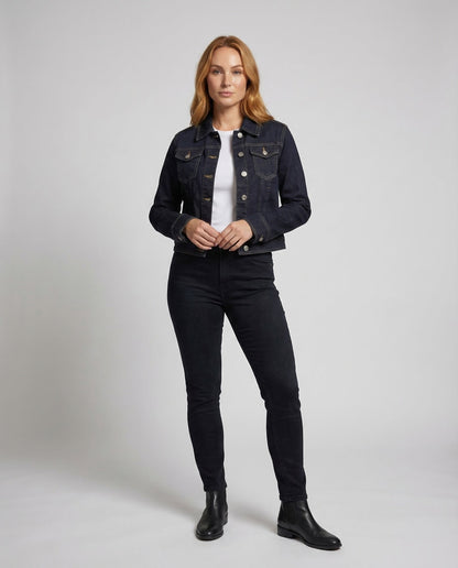 Giacca Jeans Donna Boxy Corto - Brentozzi