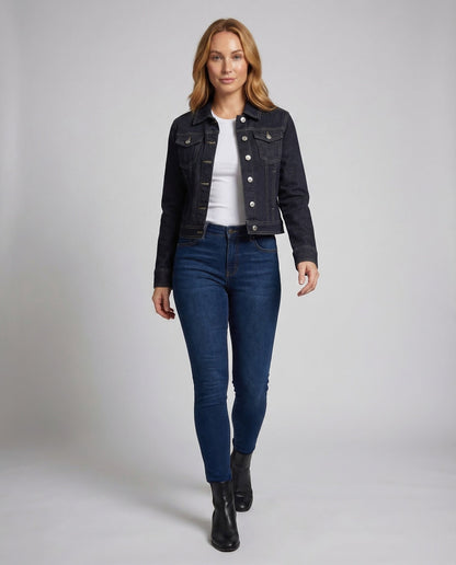 Giacca Jeans Donna Trucker Corto - Brentozzi