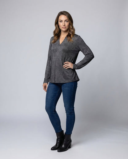 Maglione Donna Maglia Sottile Scollo a V - Brentozzi