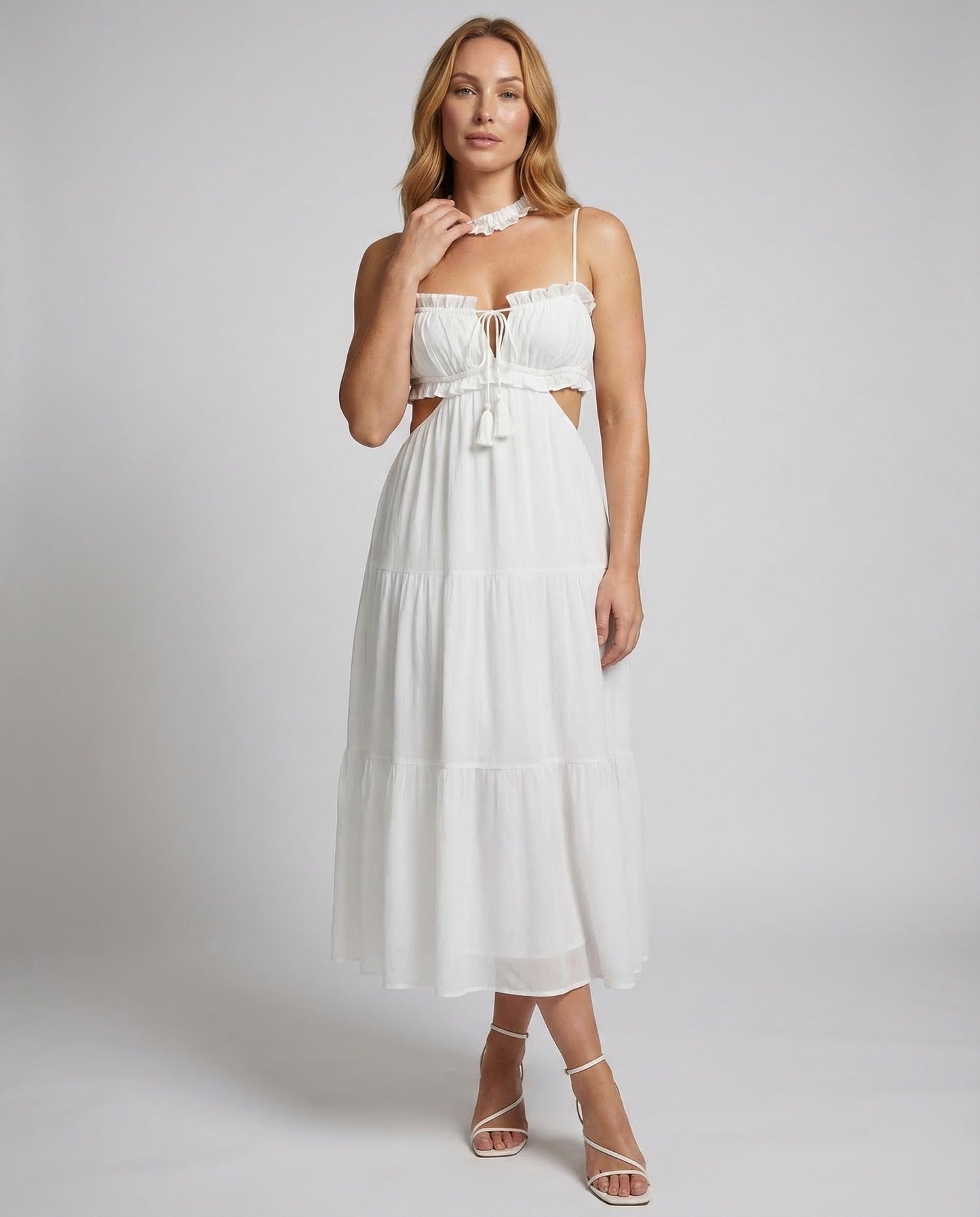 Abito Maxi Donna Cut Out - Brentozzi