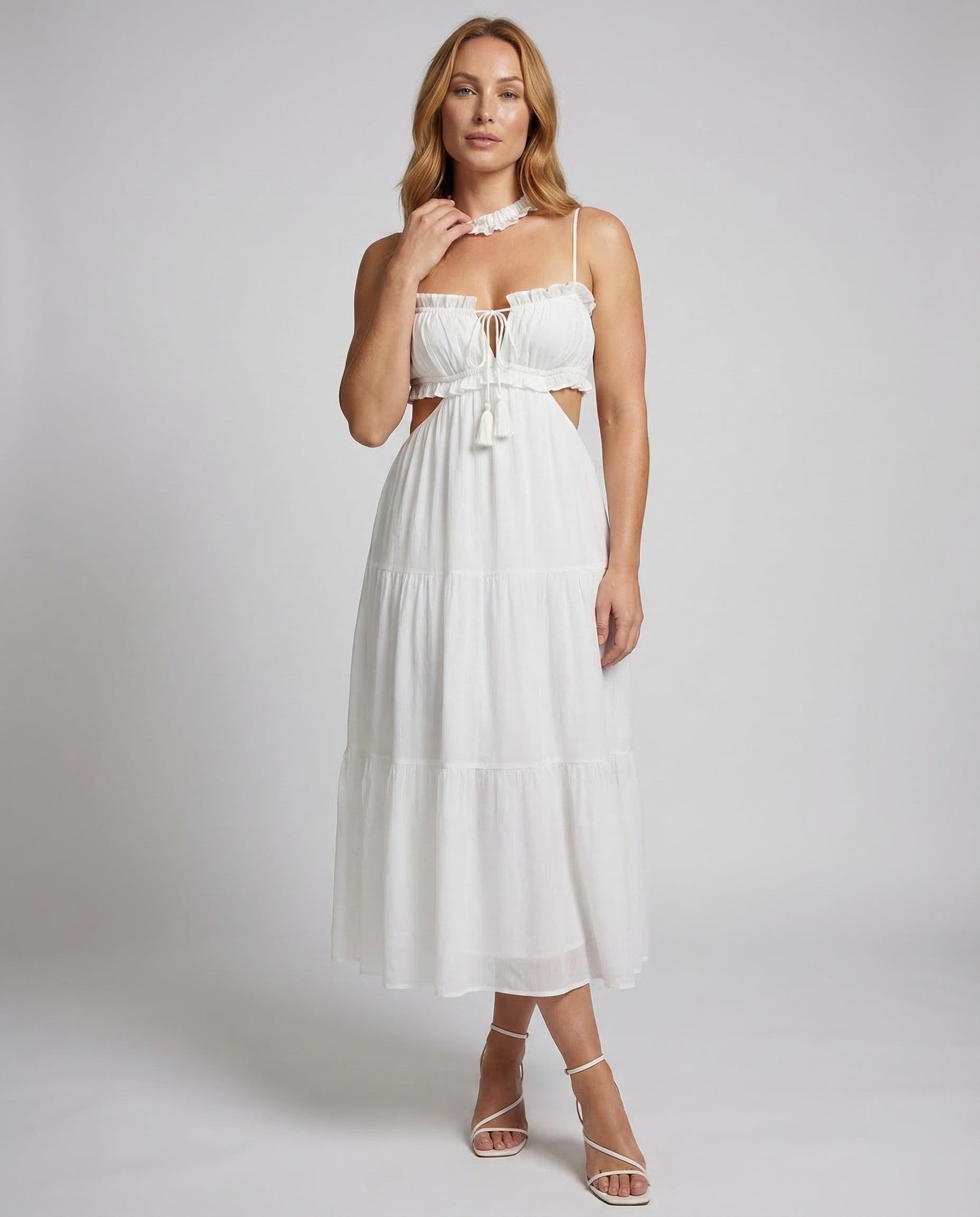 Abito Maxi Donna Cut Out - Brentozzi