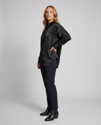 Camicia Donna in Satin Vestibilità Oversize - Brentozzi