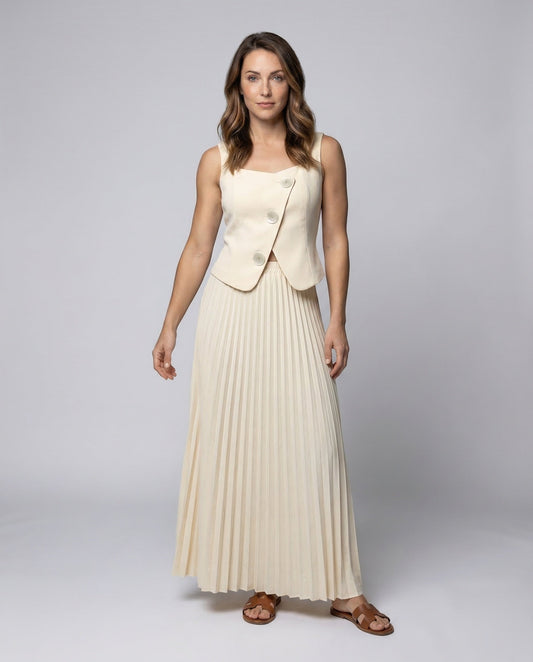 Completo Donna Gilet e Gonna Vestibilità Classica - Brentozzi