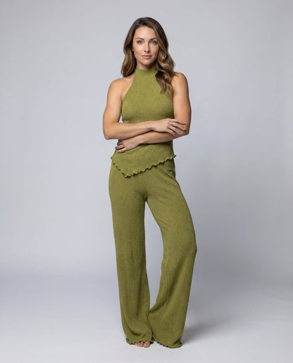 Completo Donna Palazzo in Maglia Costina Vestibilità Ampia - Brentozzi