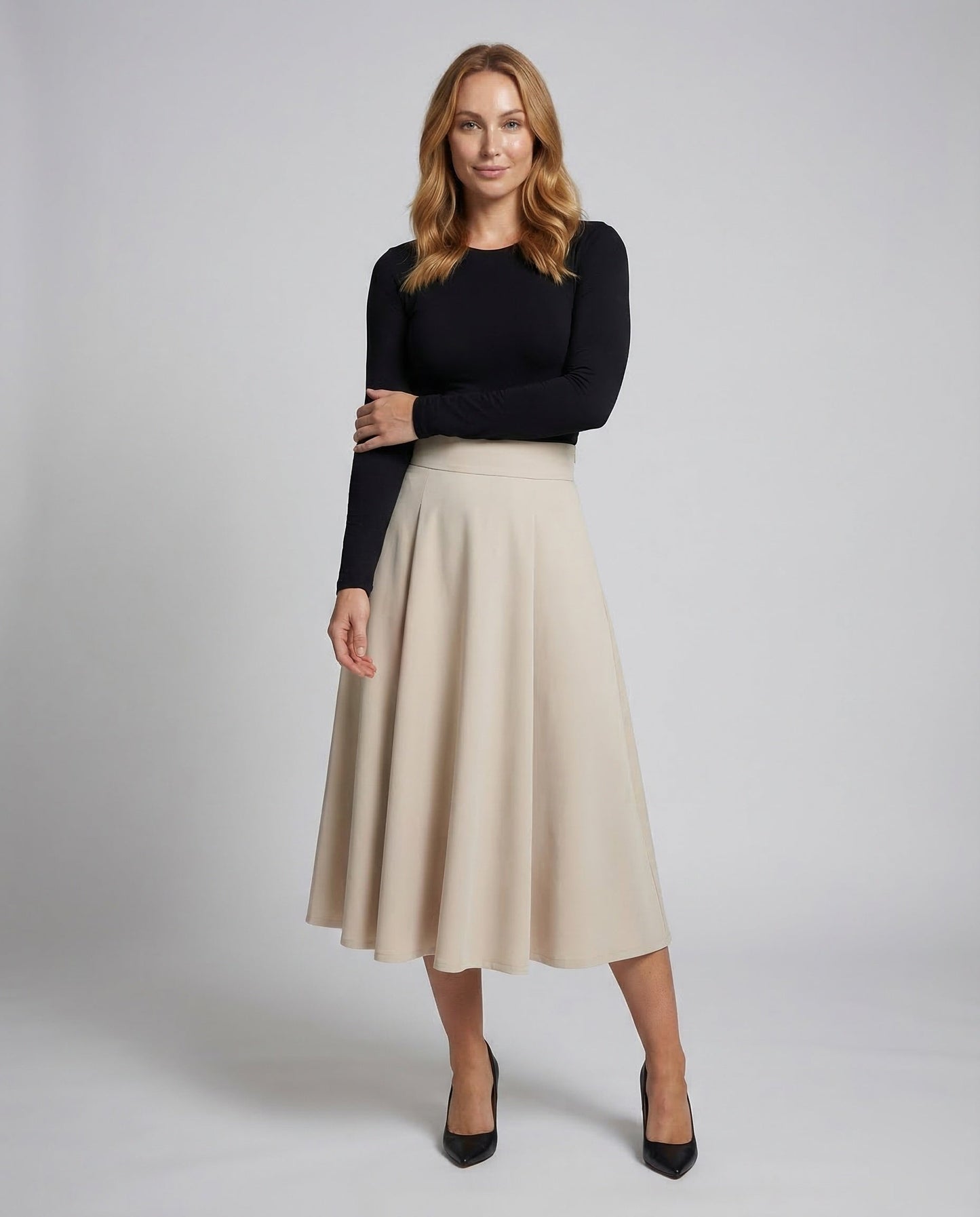 Gonna Lunga Donna Linea A Elegante - Brentozzi