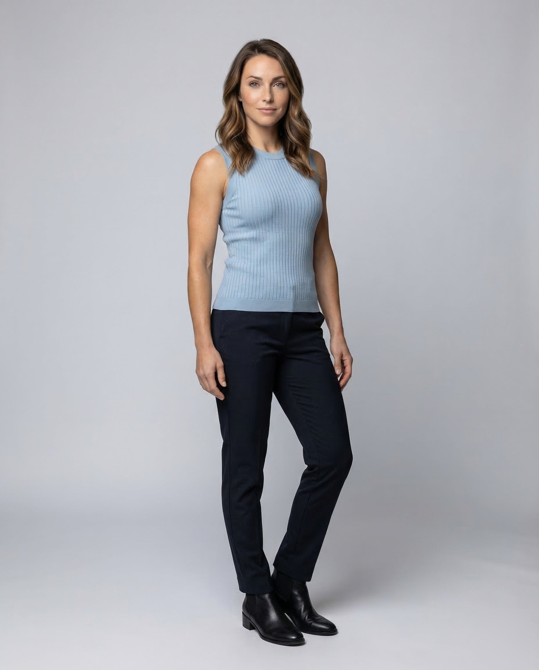 Maglia Donna Senza Maniche in Maglia - Brentozzi