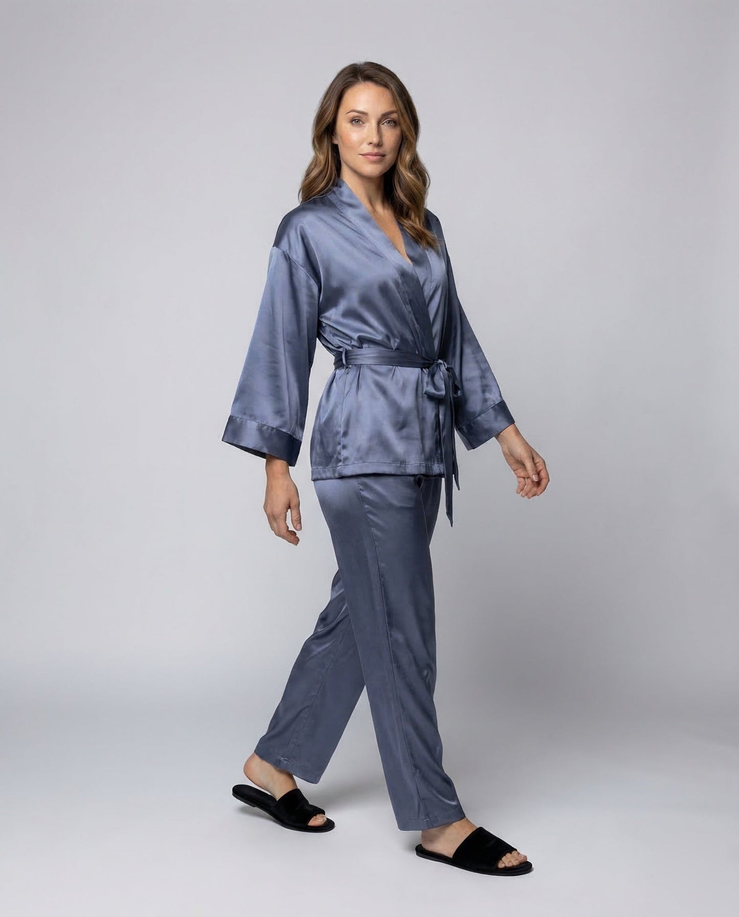 Pigiama Donna in Satin Vestibilità Classica - Brentozzi