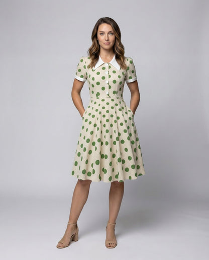Abito Vintage Donna Stile Svasato - Brentozzi