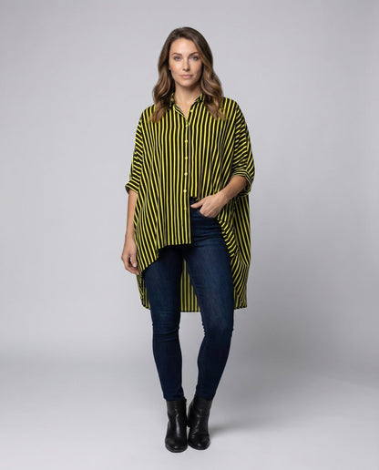 Tunika Donna a Righe Stile Oversize - Brentozzi