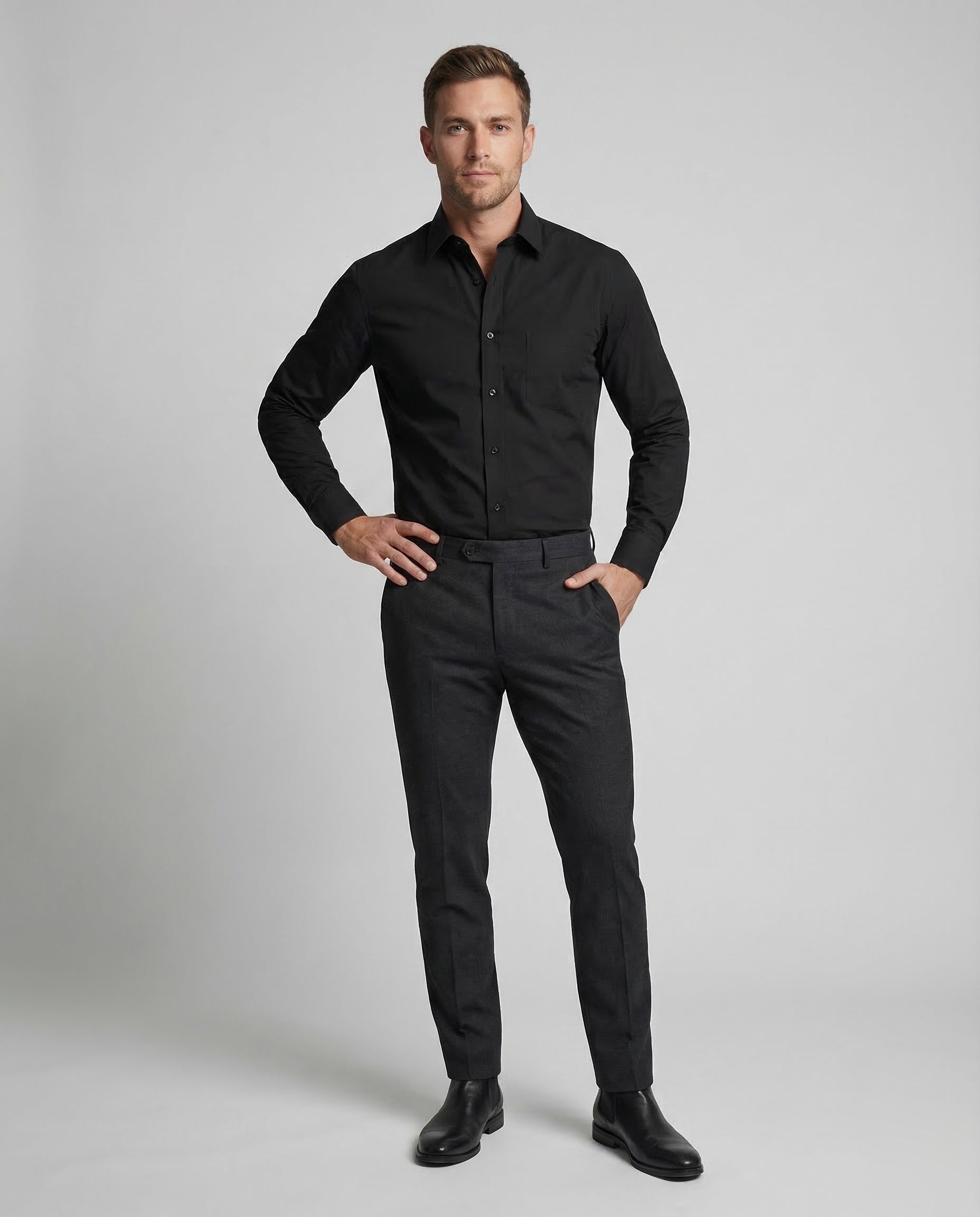 Camicia Business Uomo Stretch Slim Fit - Brentozzi